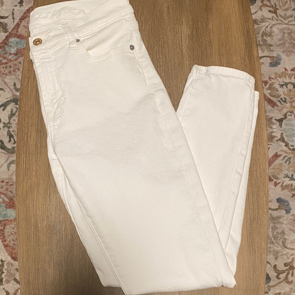 Women's White Jeans 7 for all mankind size 28